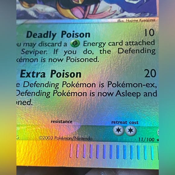 Seviper #11 reverse Holo card - Picture 4 of 5